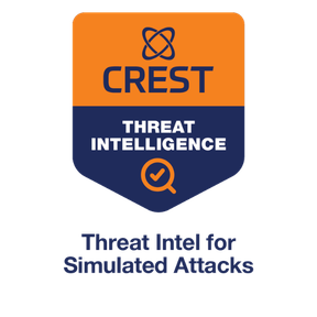 CREST Threat Intelligence - Threat Intel for Simulated Attacks Badge
